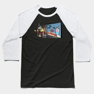 Snacks At The Movies Baseball T-Shirt